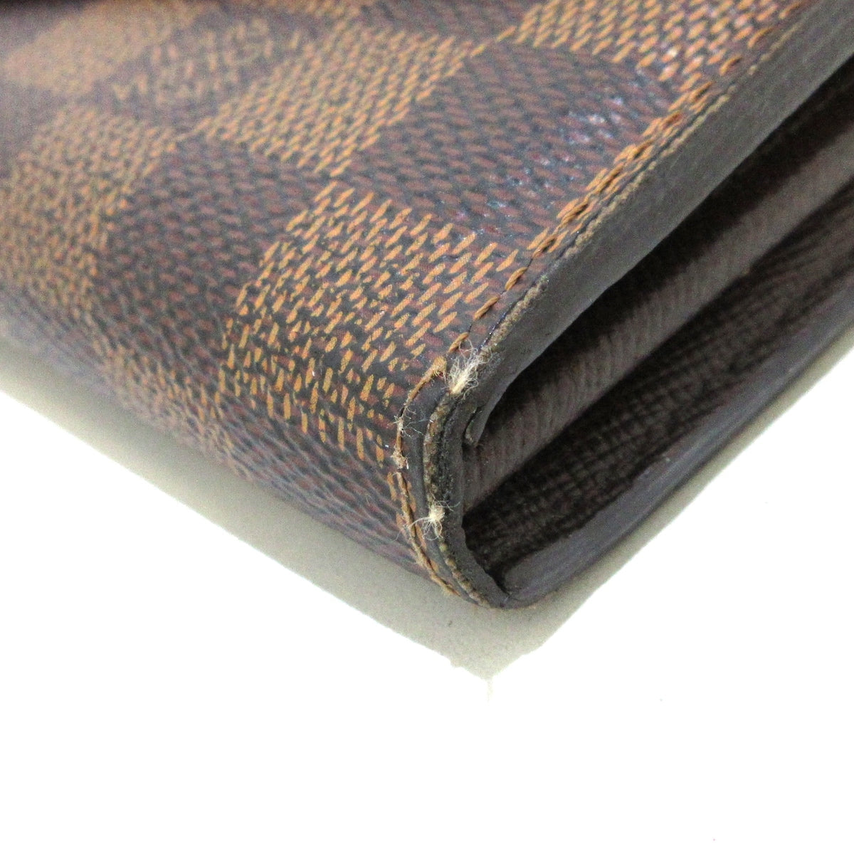 Louis Vuitton Brown Canvas Portefeuille Sarah wallet accessories