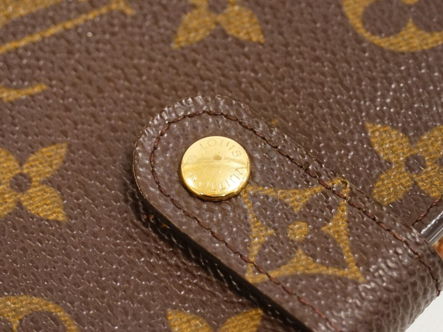 Louis Vuitton Brown Canvas Compact zip wallet accessories