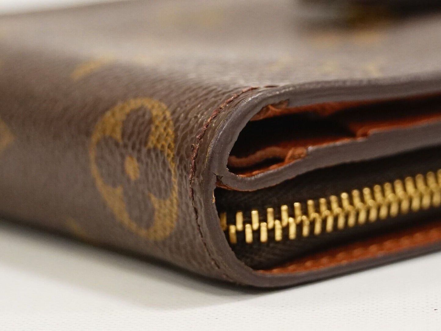 Louis Vuitton Brown Canvas Compact zip wallet accessories