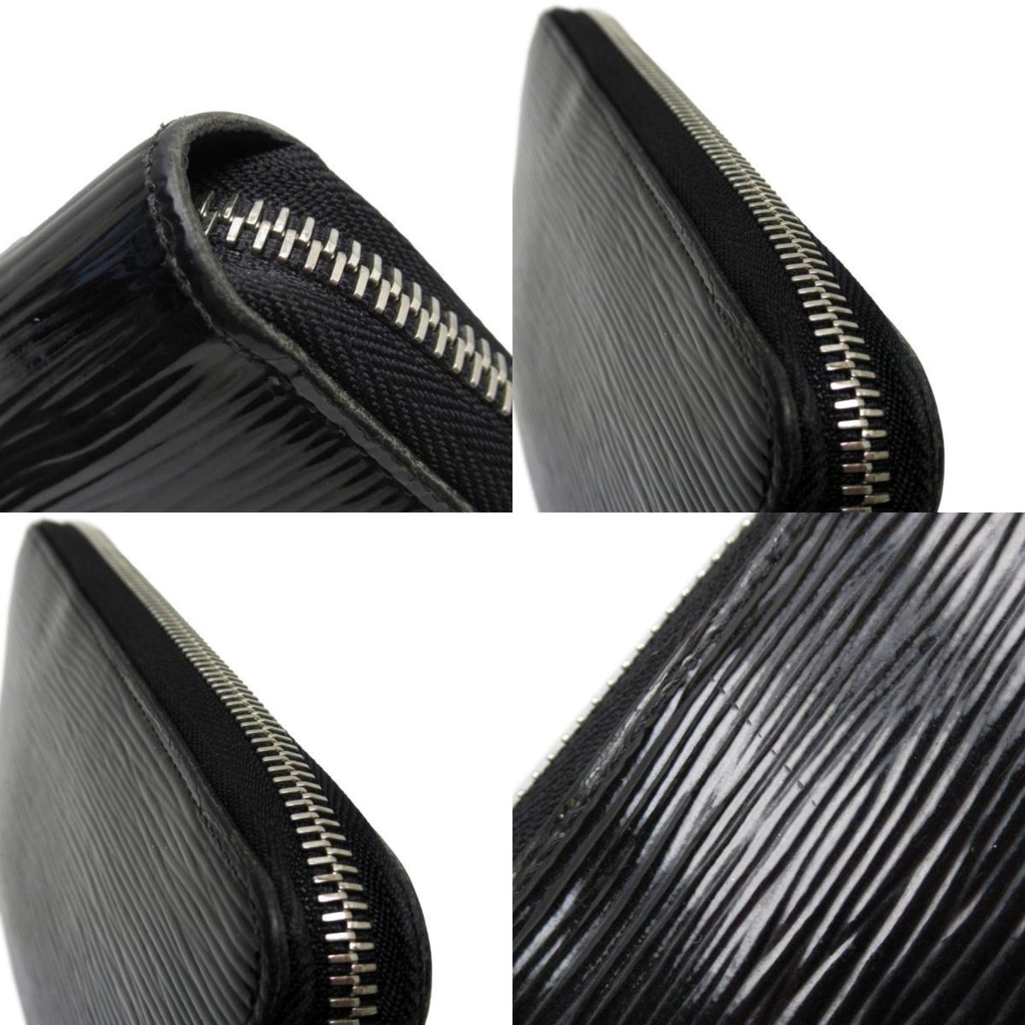 Louis Vuitton Black Leather Zippy wallet wallet accessories