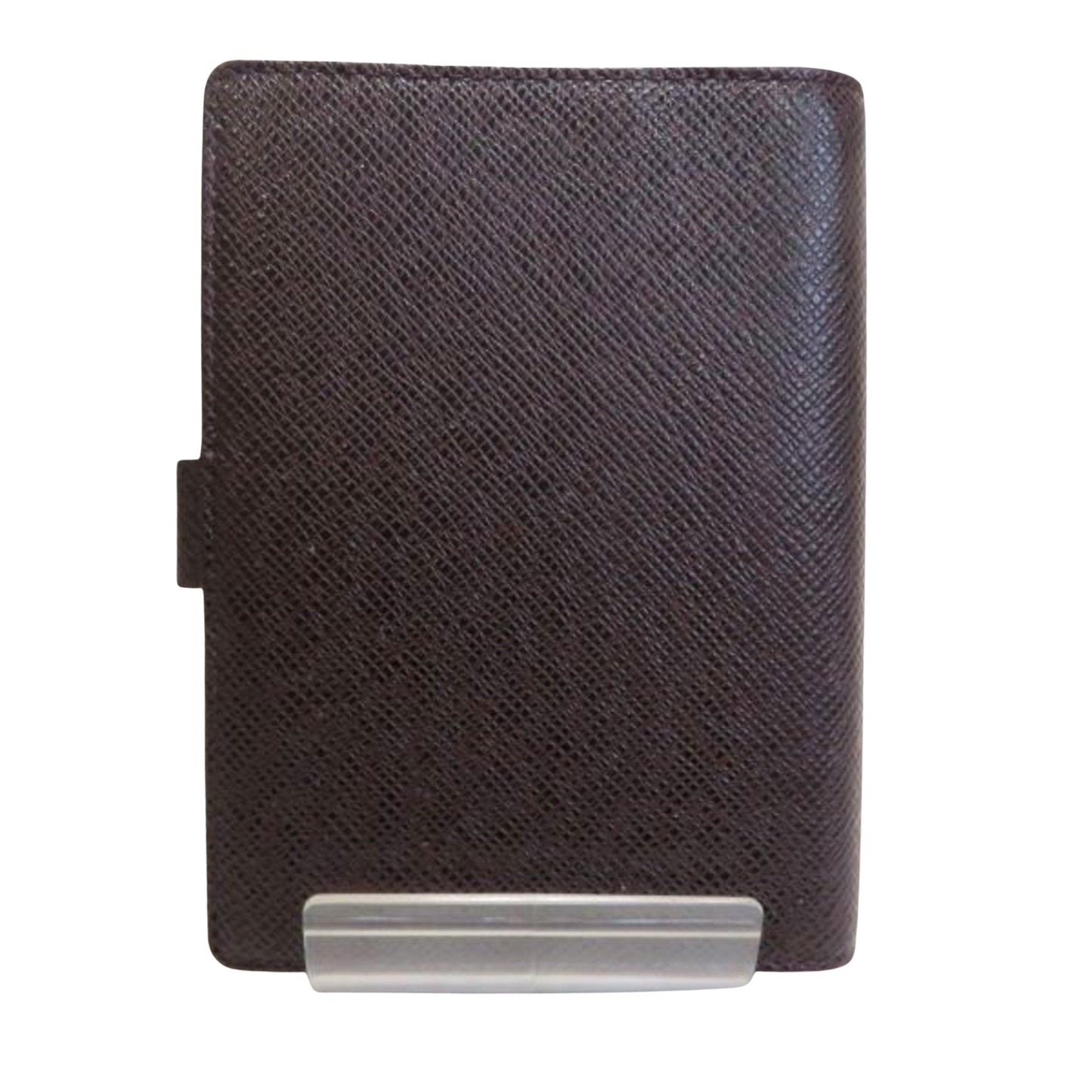 Louis Vuitton Brown Leather COUVERTURE AGENDA FONCTIONNEL PM wallet accessories
