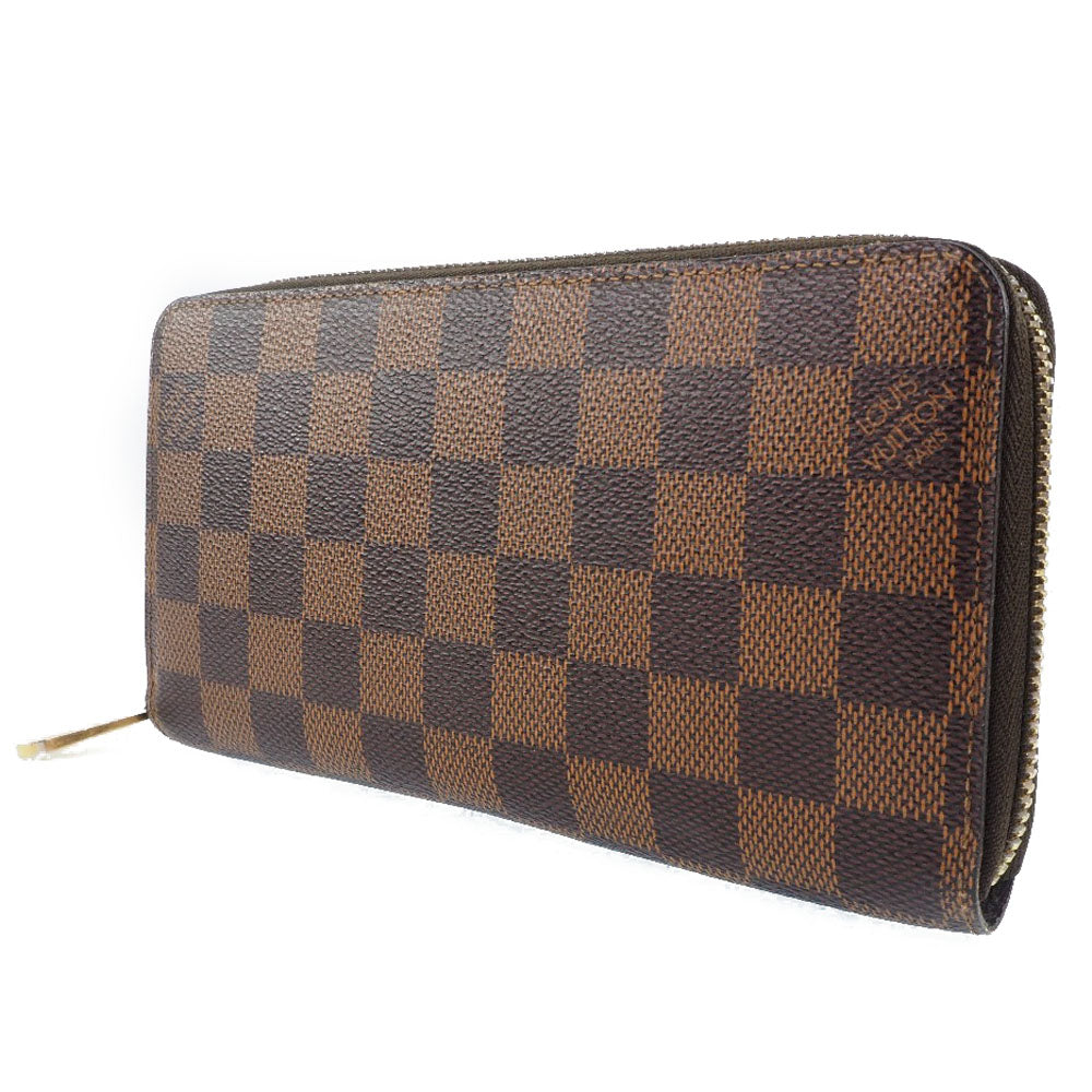 Louis Vuitton Brown Canvas Portefeuille zippy wallet accessories