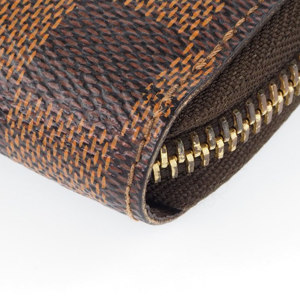 Louis Vuitton Brown Canvas Portefeuille zippy wallet accessories