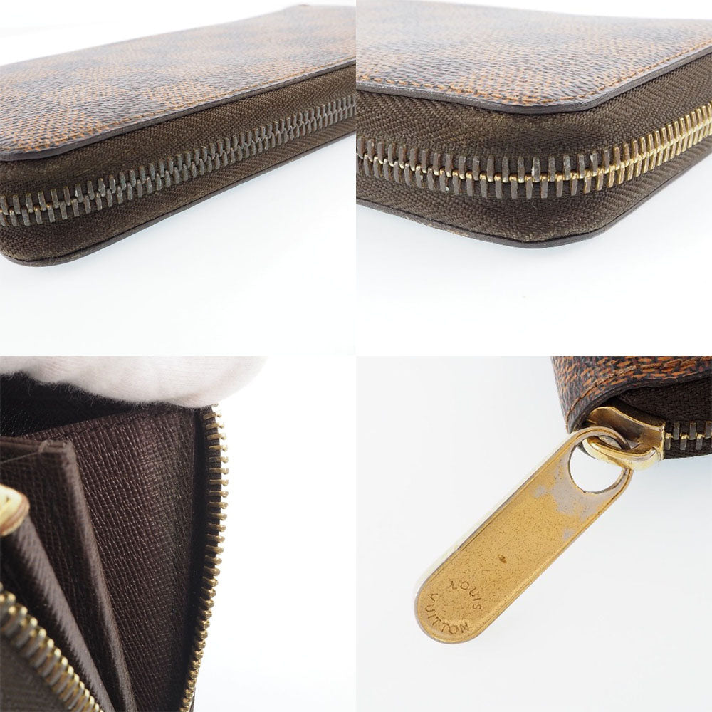 Louis Vuitton Brown Canvas Portefeuille zippy wallet accessories