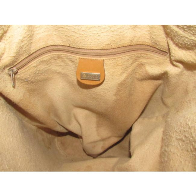 Gucci Vintage Pursesdesigner Purses Camel Small G Logo Print On Ivory Coated Canvas And Camel Leathe