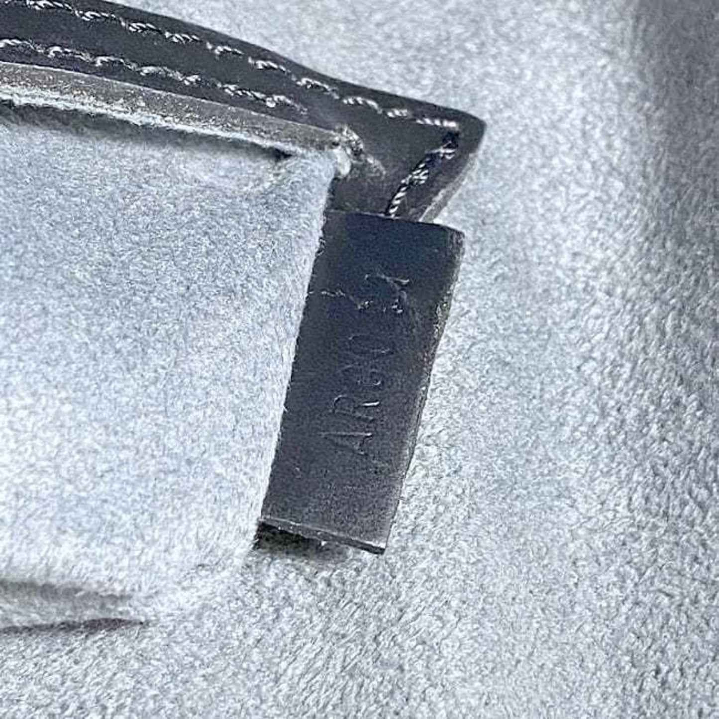 Louis Vuitton Black Leather Alma handbag bag