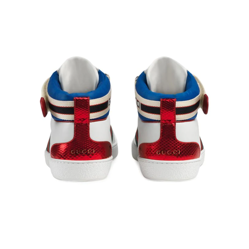 Gucci Stripe Ace High-top Sneakers