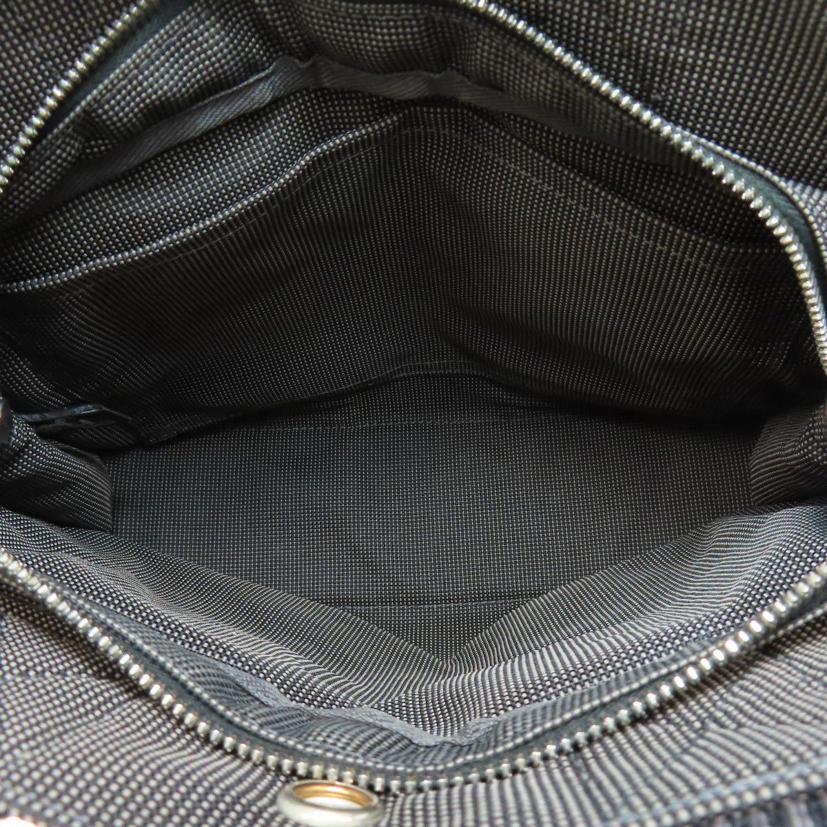 HERMES Tote Bag canvas black Her Line Tote PM Women Used
