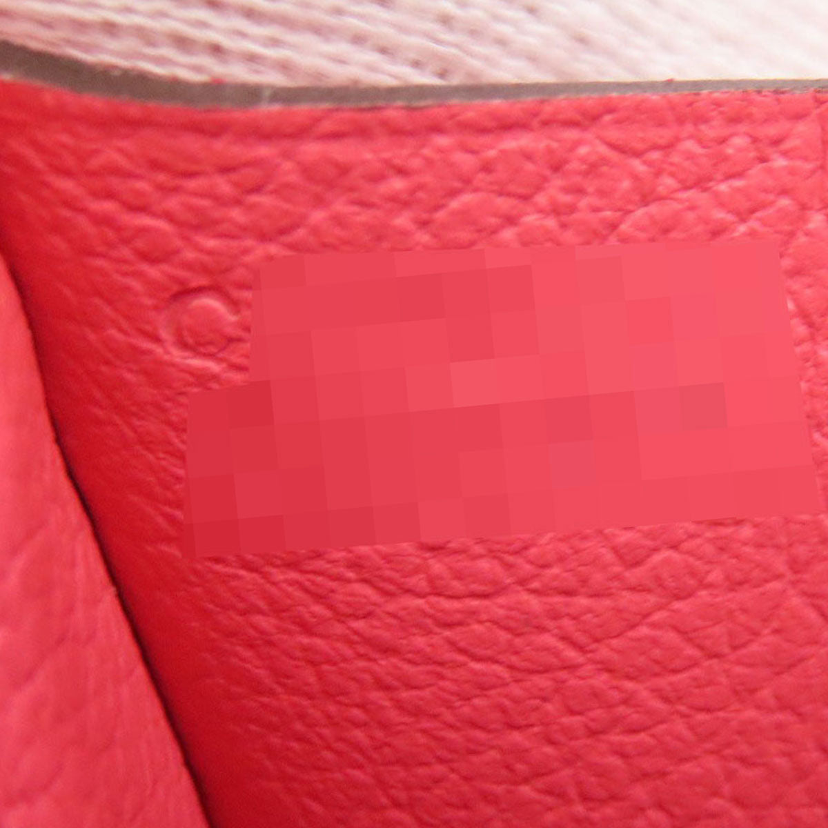 HERMES Bifold Wallet Vaugham pink Constance Compact SilverMetal