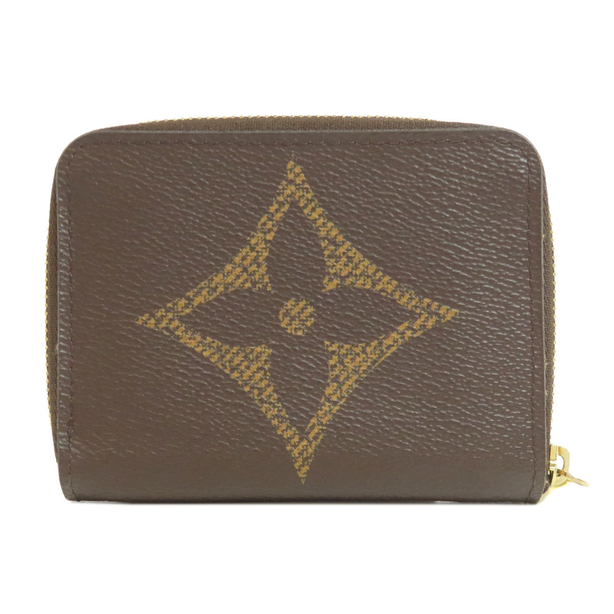 LOUIS VUITTON Coin case M69354 Giant monogram canvas Brown Zippy coin purse