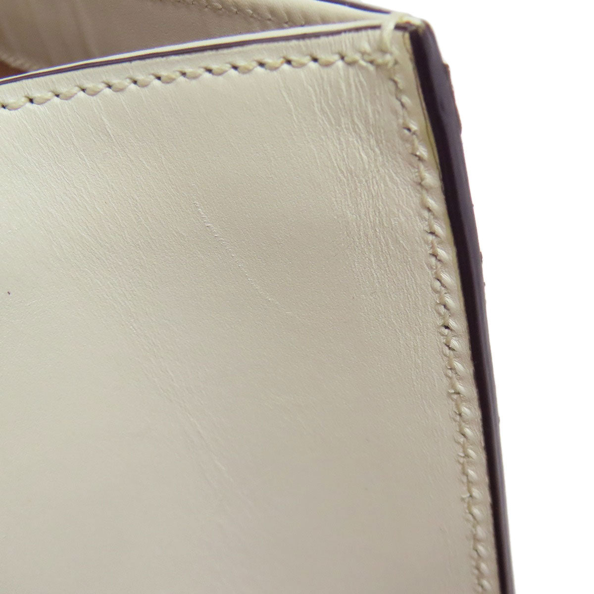 GUCCI Handbag 431665 leather white Sylvie 2WAY Women Used