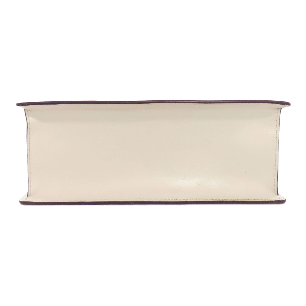 GUCCI Handbag 431665 leather white Sylvie 2WAY Women Used