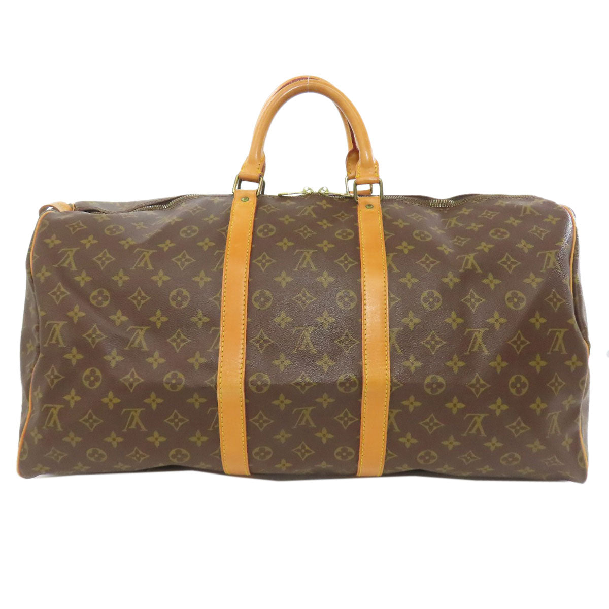 LOUIS VUITTON Boston Duffel bag M41424 Monogram canvas Brown Keepall 55