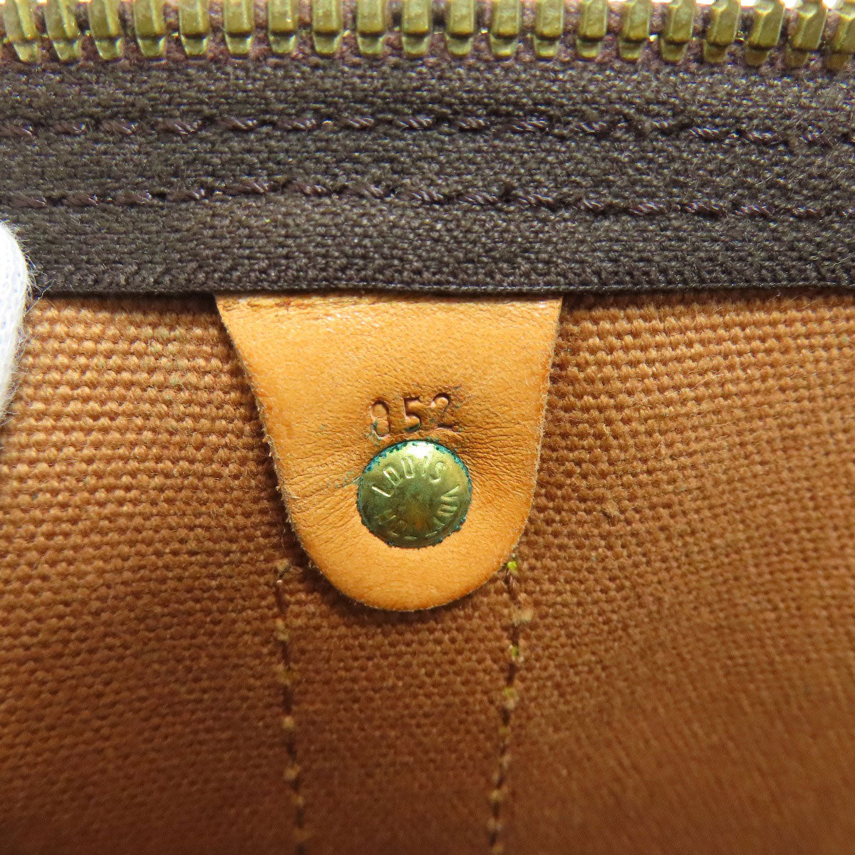 LOUIS VUITTON Boston Duffel bag M41424 Monogram canvas Brown Keepall 55