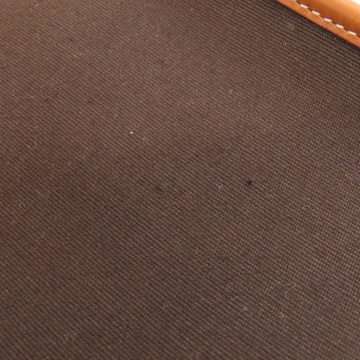 HERMES Shoulder Bag Toile Officier, Calfskin Brown Buenaventura SilverMetal Women Used