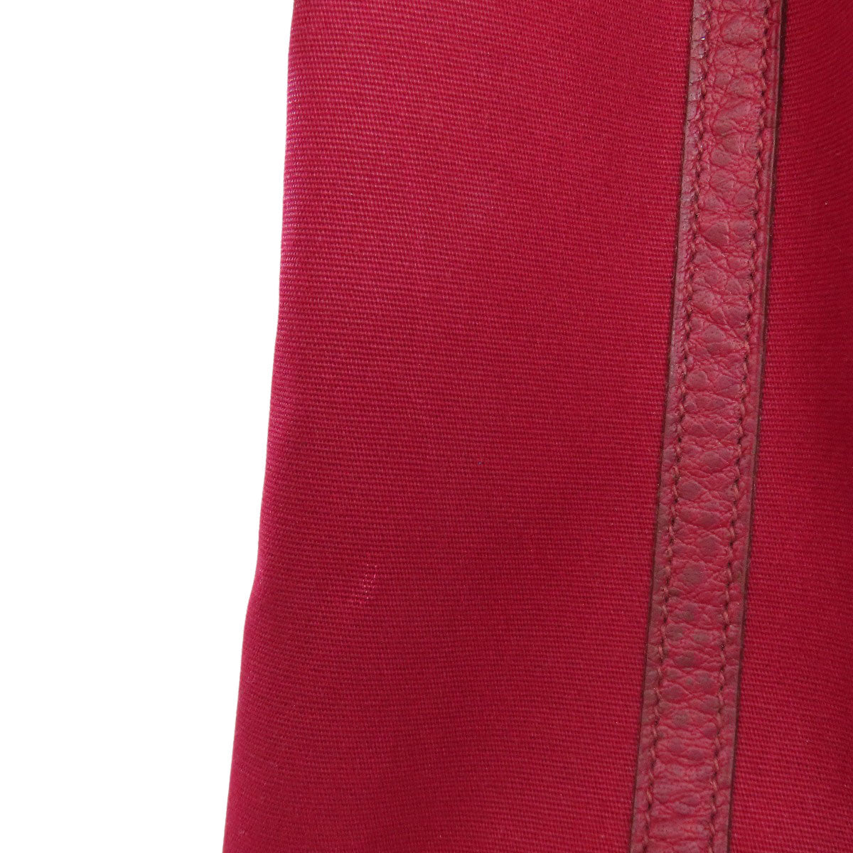 HERMES Tote Bag Towar Officche Red Garden party PM Women Used