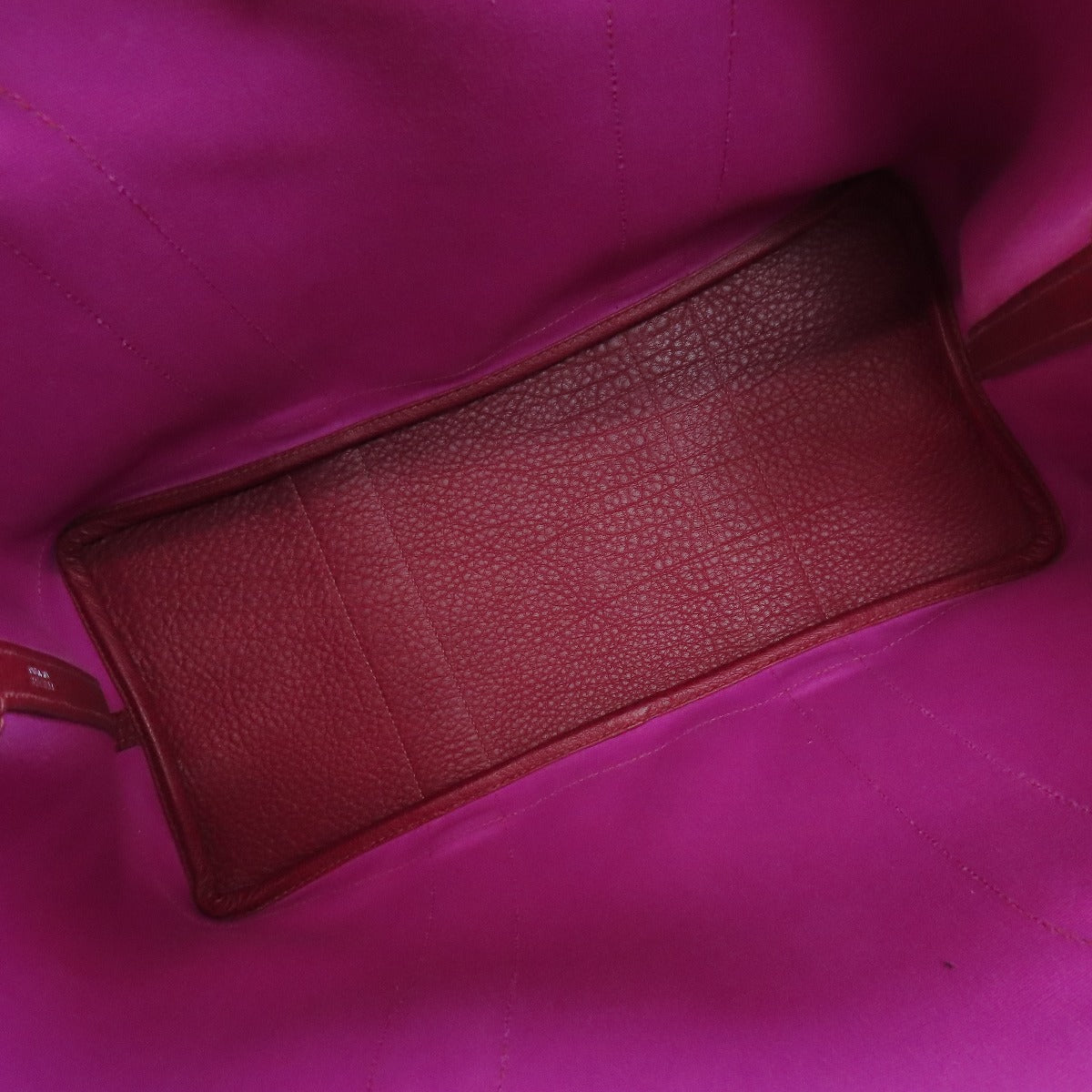 HERMES Tote Bag Towar Officche Red Garden party PM Women Used