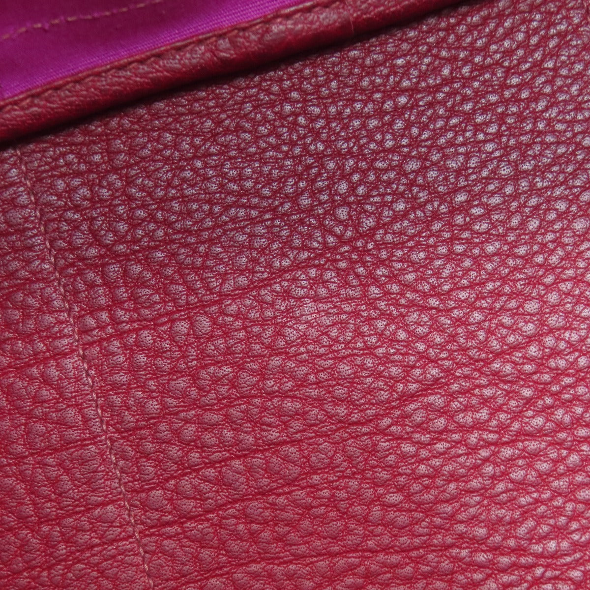 HERMES Tote Bag Towar Officche Red Garden party PM Women Used