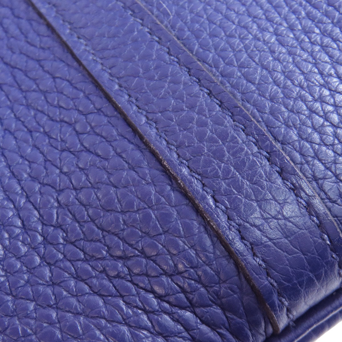 HERMES Handbag Taurillon Clemence Navy Picotin Lock Eclat PM SilverMetal Women Used
