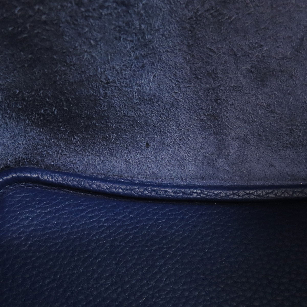 HERMES Handbag Taurillon Clemence Navy Picotin Lock Eclat PM SilverMetal Women Used