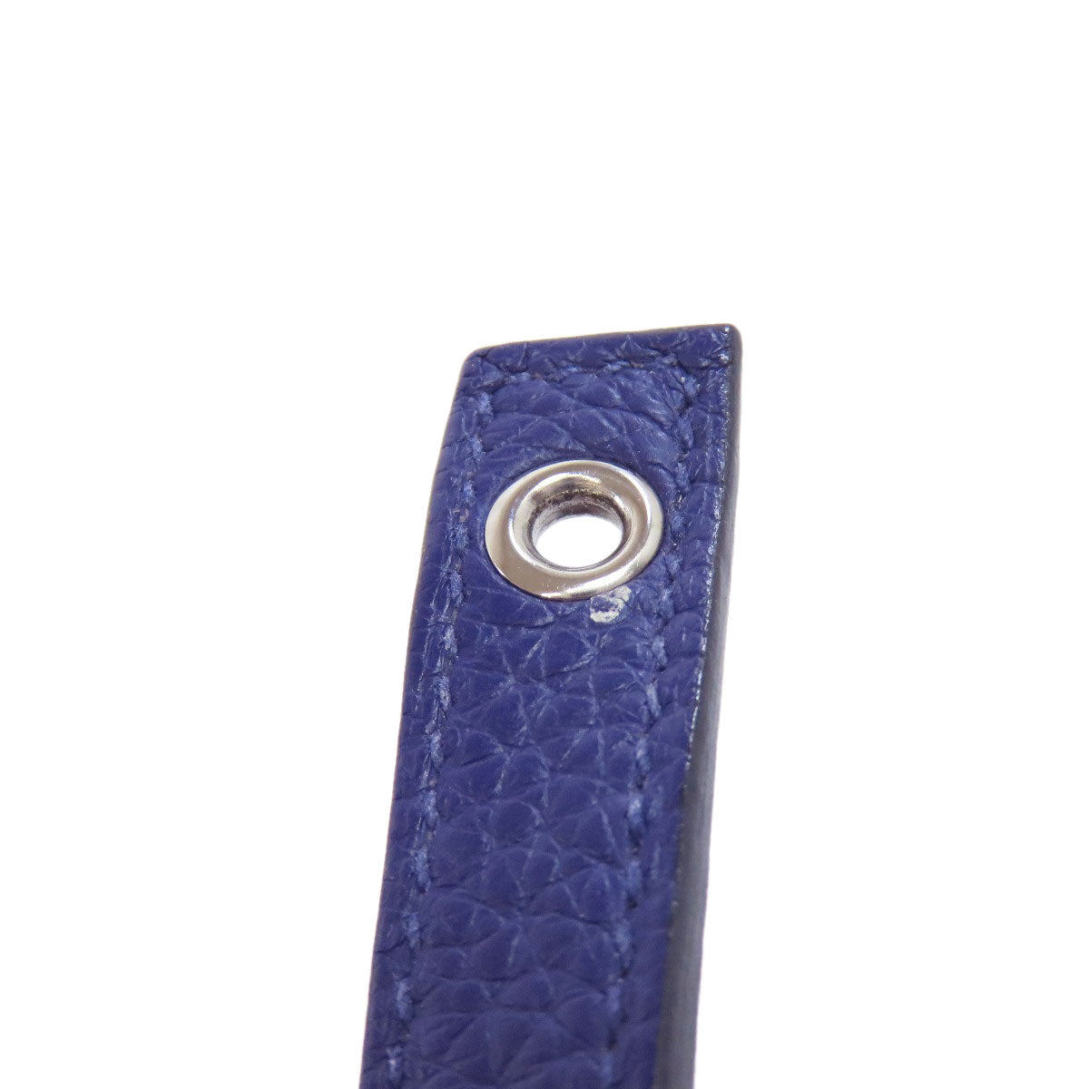 HERMES Handbag Taurillon Clemence Navy Picotin Lock Eclat PM SilverMetal Women Used