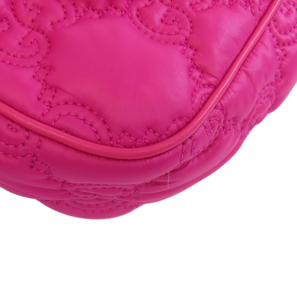 GUCCI Handbag 735049 Nylon pink GG Matelasse 2WAY