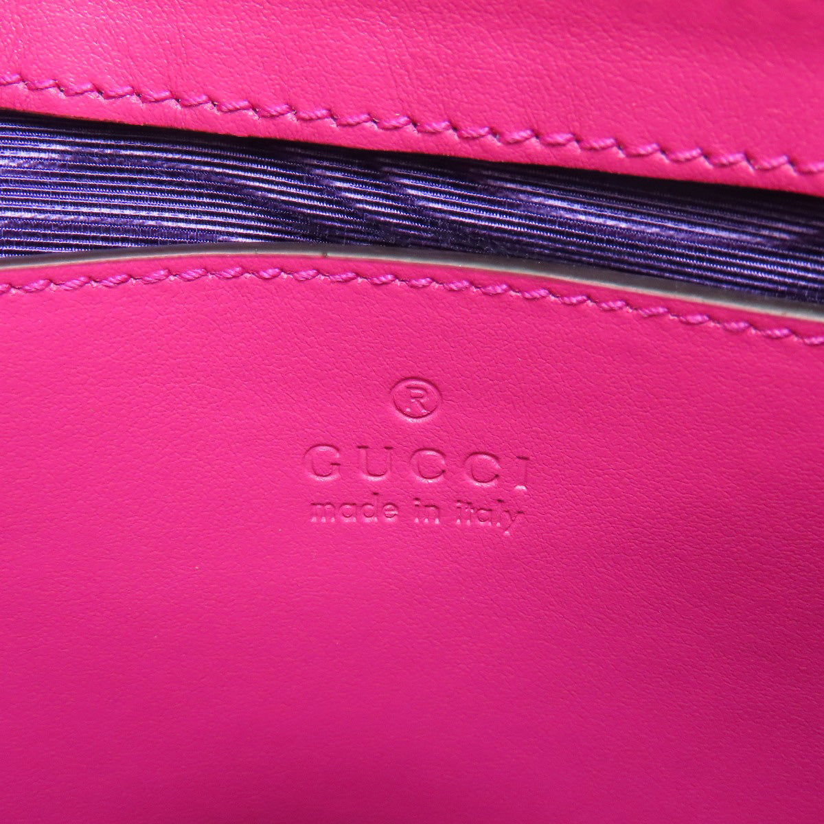 GUCCI Handbag 735049 Nylon pink GG Matelasse 2WAY