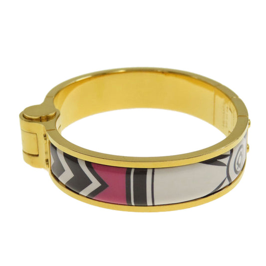 HERMES bracelet Gold Plated gold Charniere Women Used