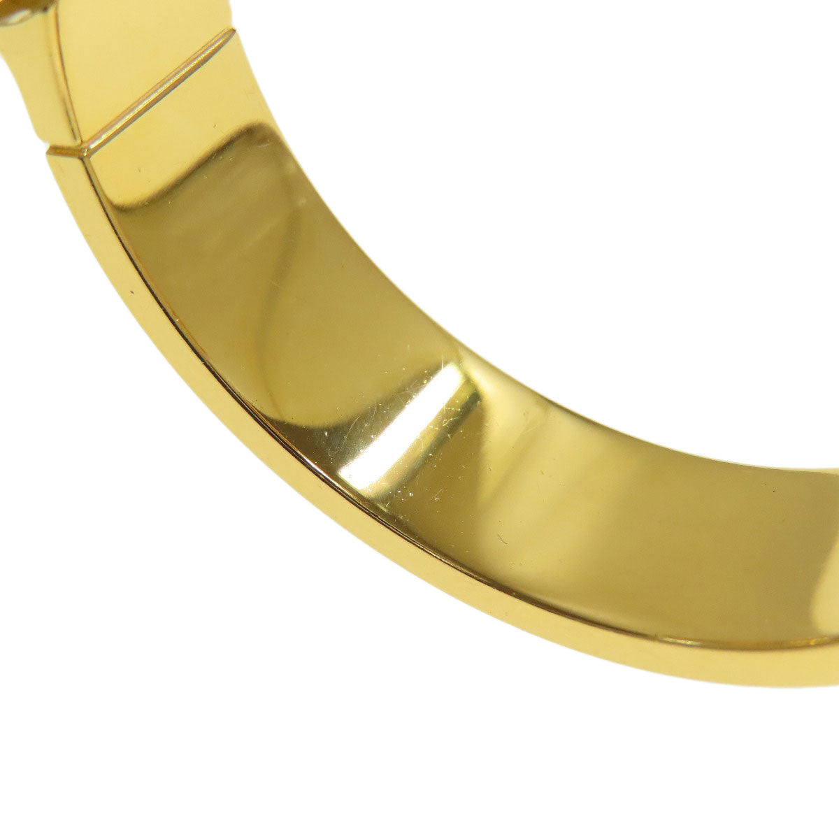 HERMES bracelet Gold Plated gold Charniere Women Used