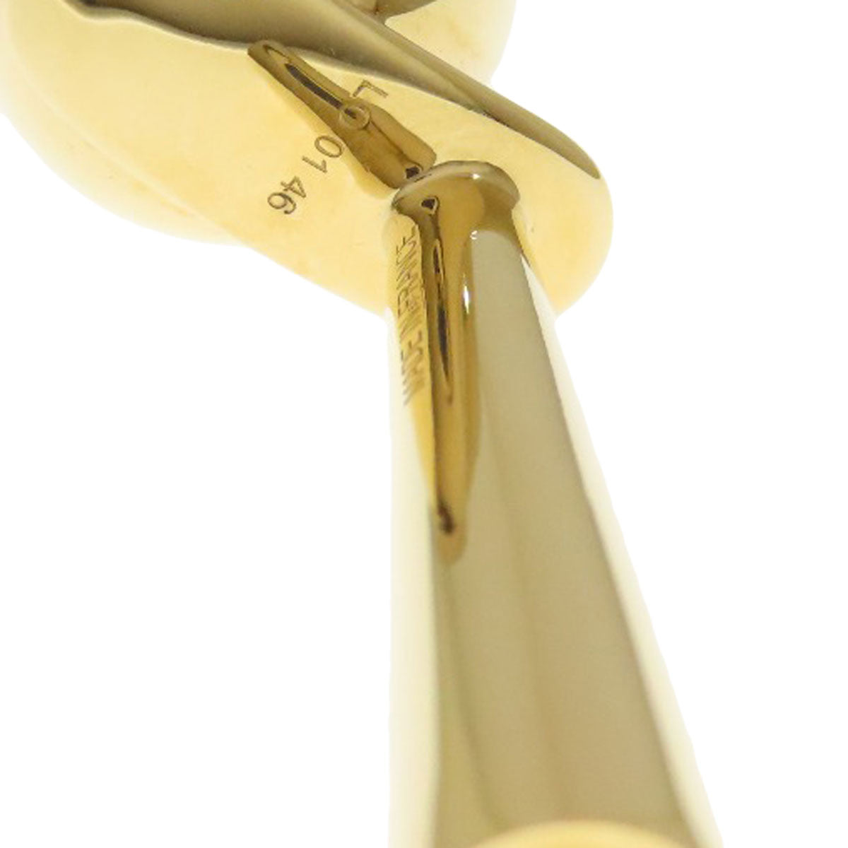 HERMES Pendant top Gold Plated gold Shifure Women Used