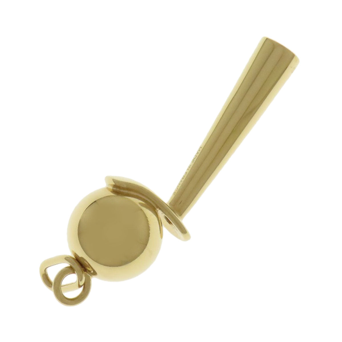 HERMES Pendant top Gold Plated gold Shifure Women Used