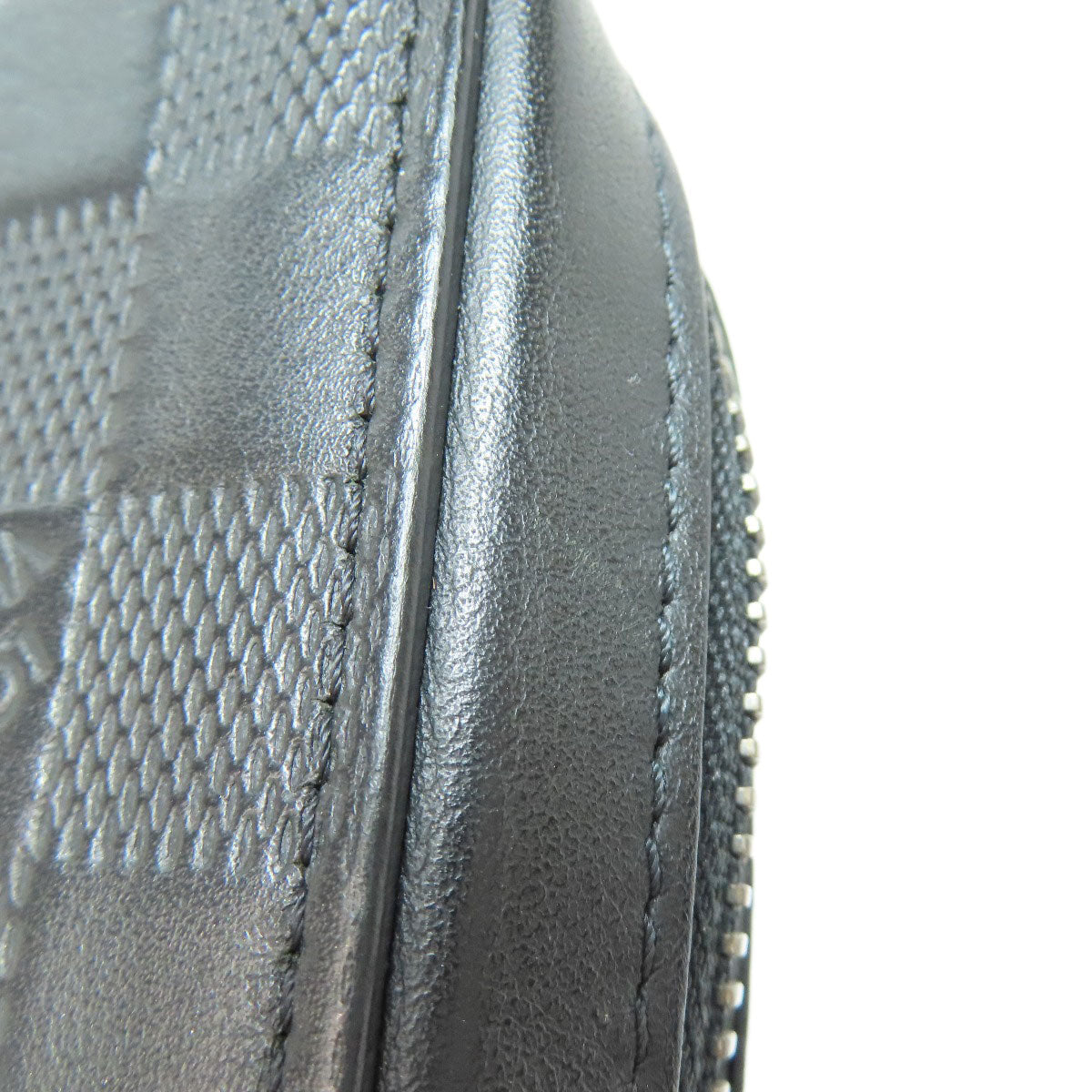 LOUIS VUITTON business bag N61254 Damier Anfini black Zippy XL mens Used