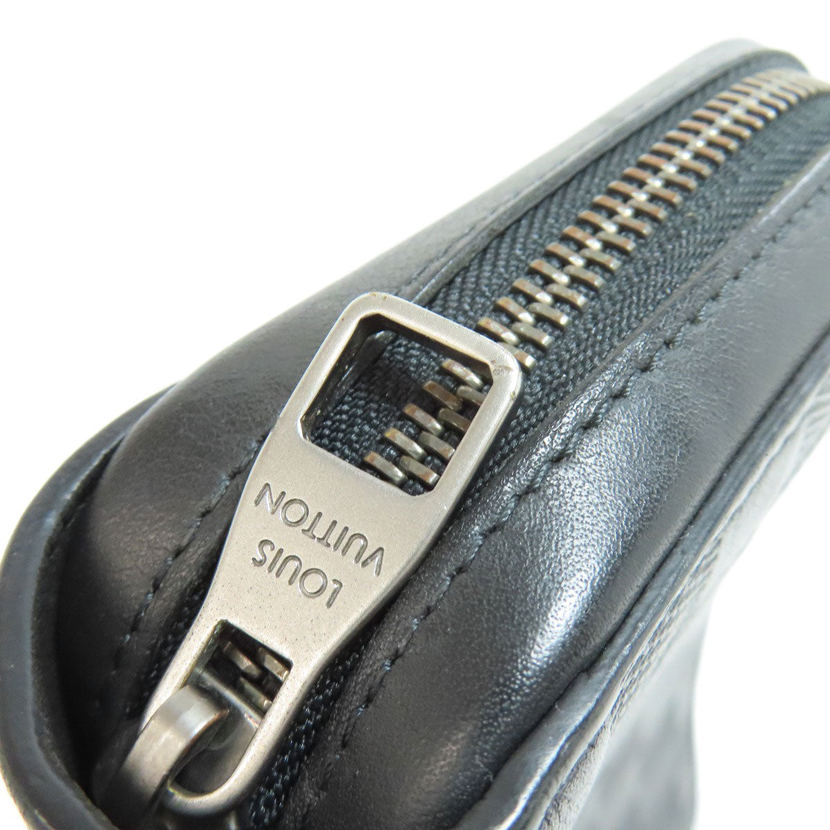 LOUIS VUITTON business bag N61254 Damier Anfini black Zippy XL mens Used