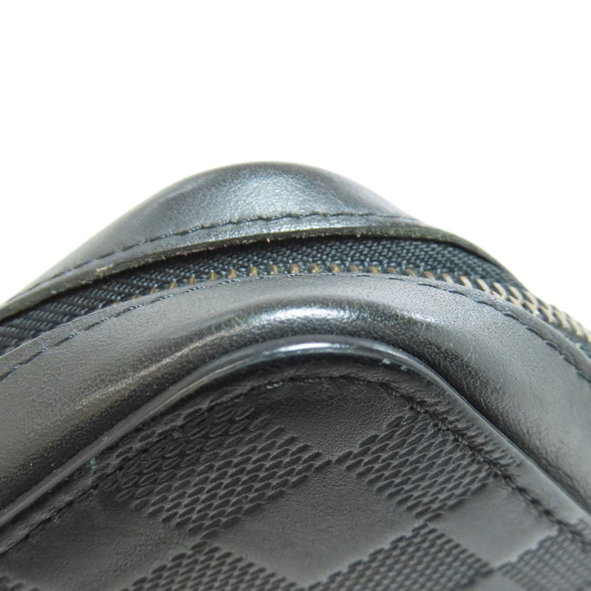 LOUIS VUITTON business bag N61254 Damier Anfini black Zippy XL mens Used
