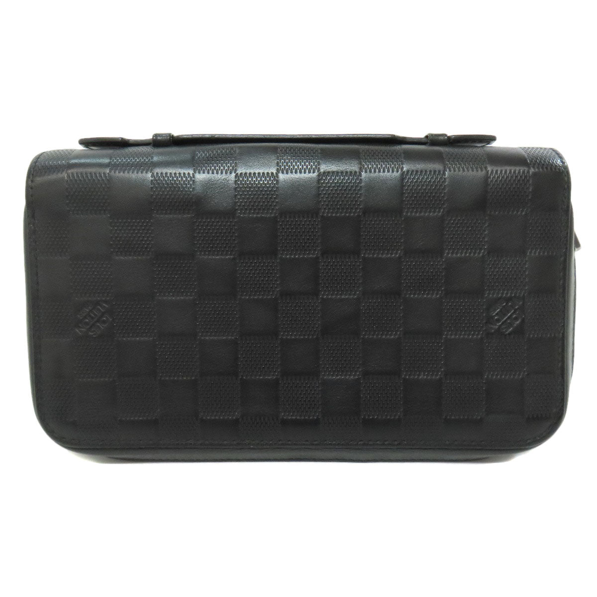 LOUIS VUITTON business bag N61254 Damier Anfini black Zippy XL mens Used