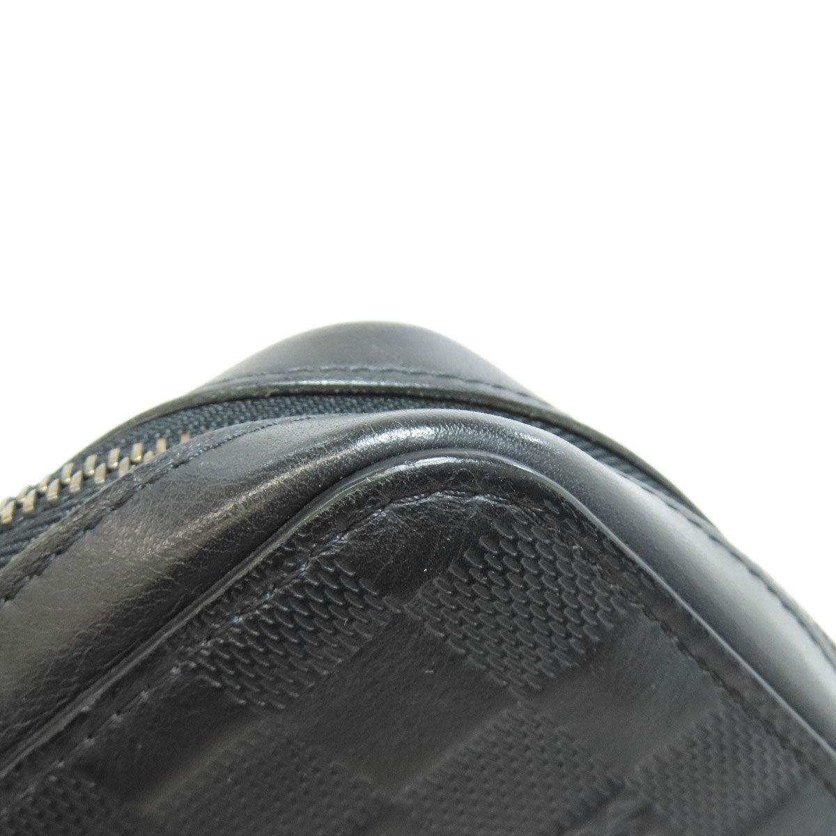LOUIS VUITTON business bag N61254 Damier Anfini black Zippy XL mens Used