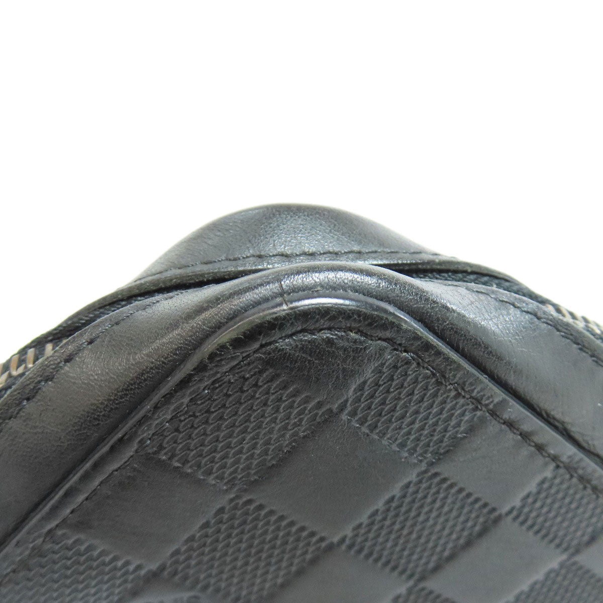 LOUIS VUITTON business bag N61254 Damier Anfini black Zippy XL mens Used