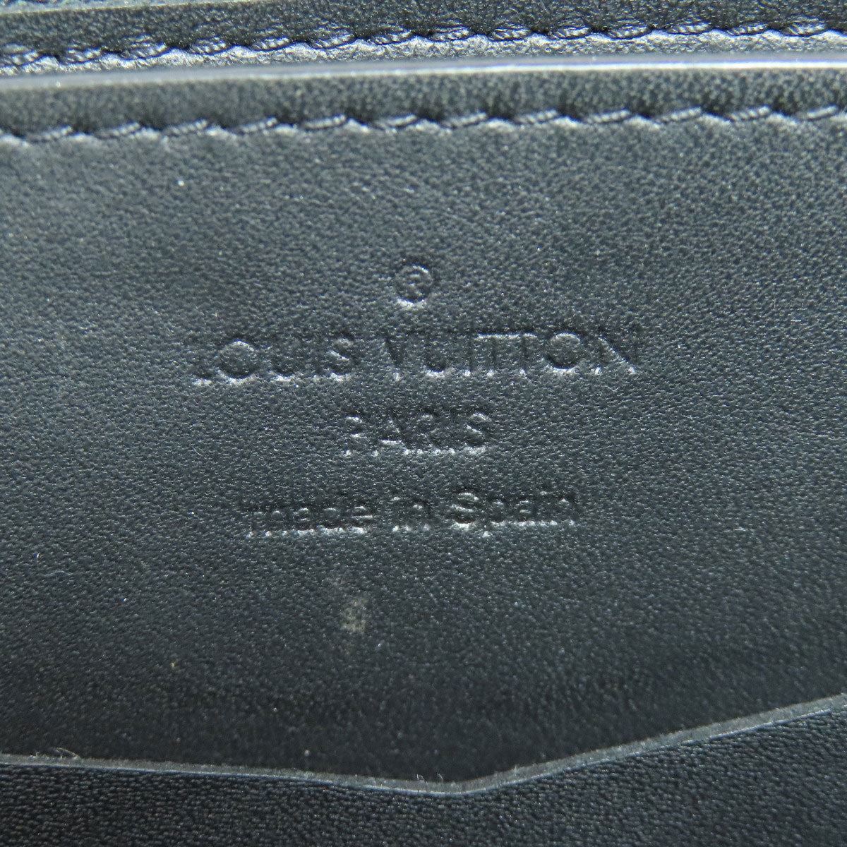 LOUIS VUITTON business bag N61254 Damier Anfini black Zippy XL mens Used