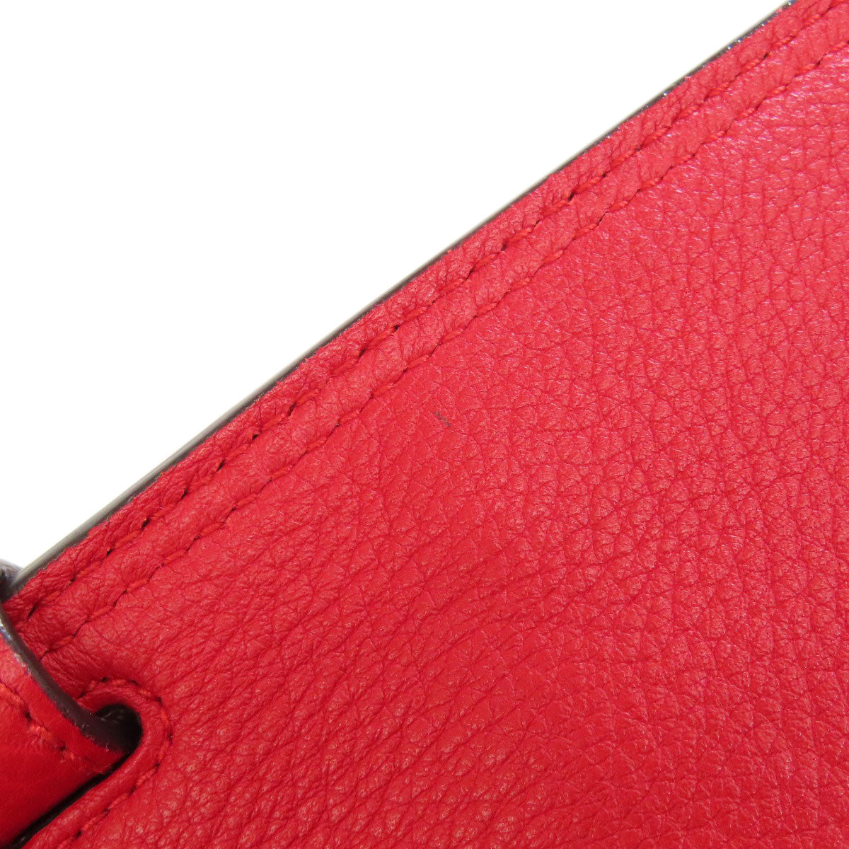 GUCCI Handbag 370831 leather Red Bamboo Daily 2WAY Women Used