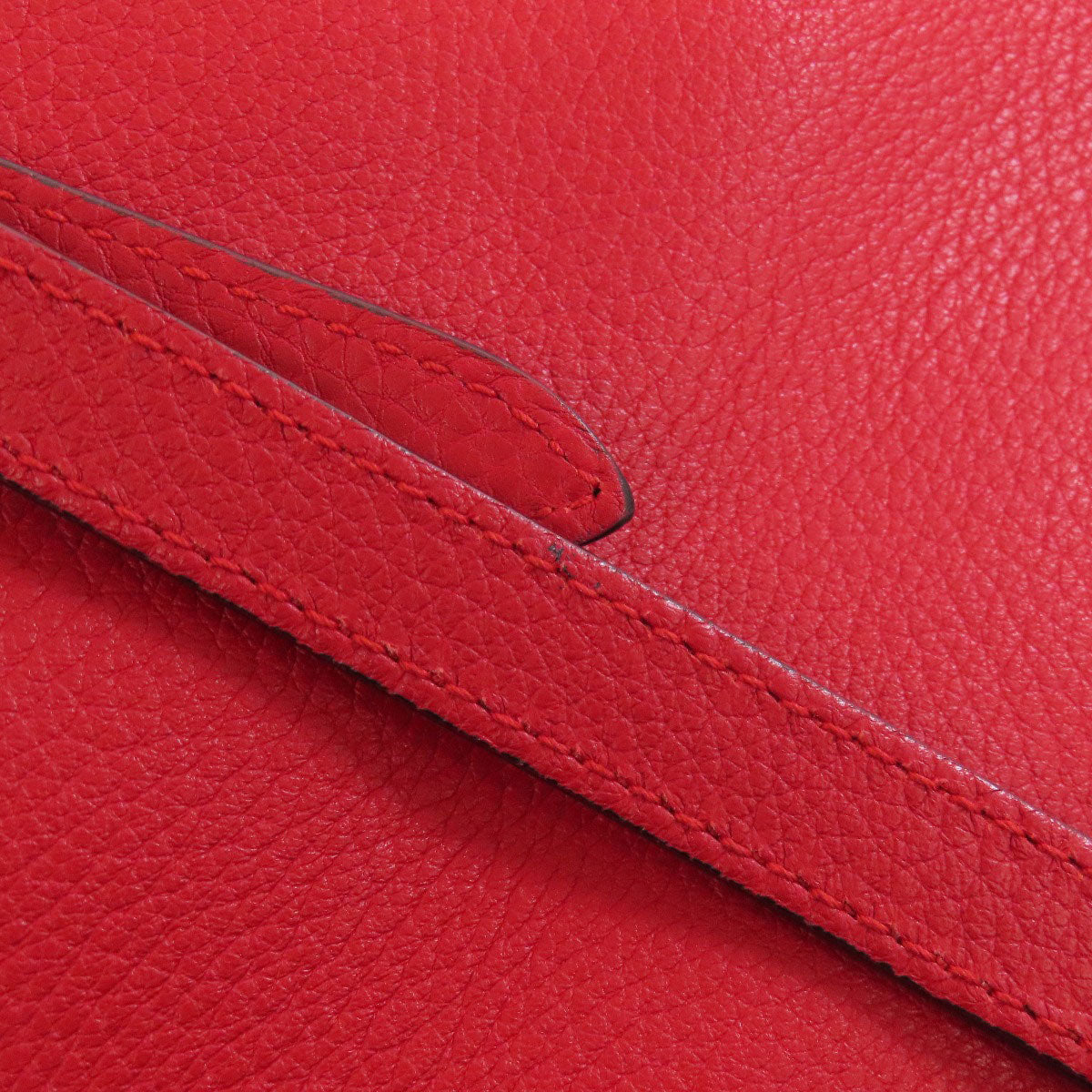 GUCCI Handbag 370831 leather Red Bamboo Daily 2WAY Women Used