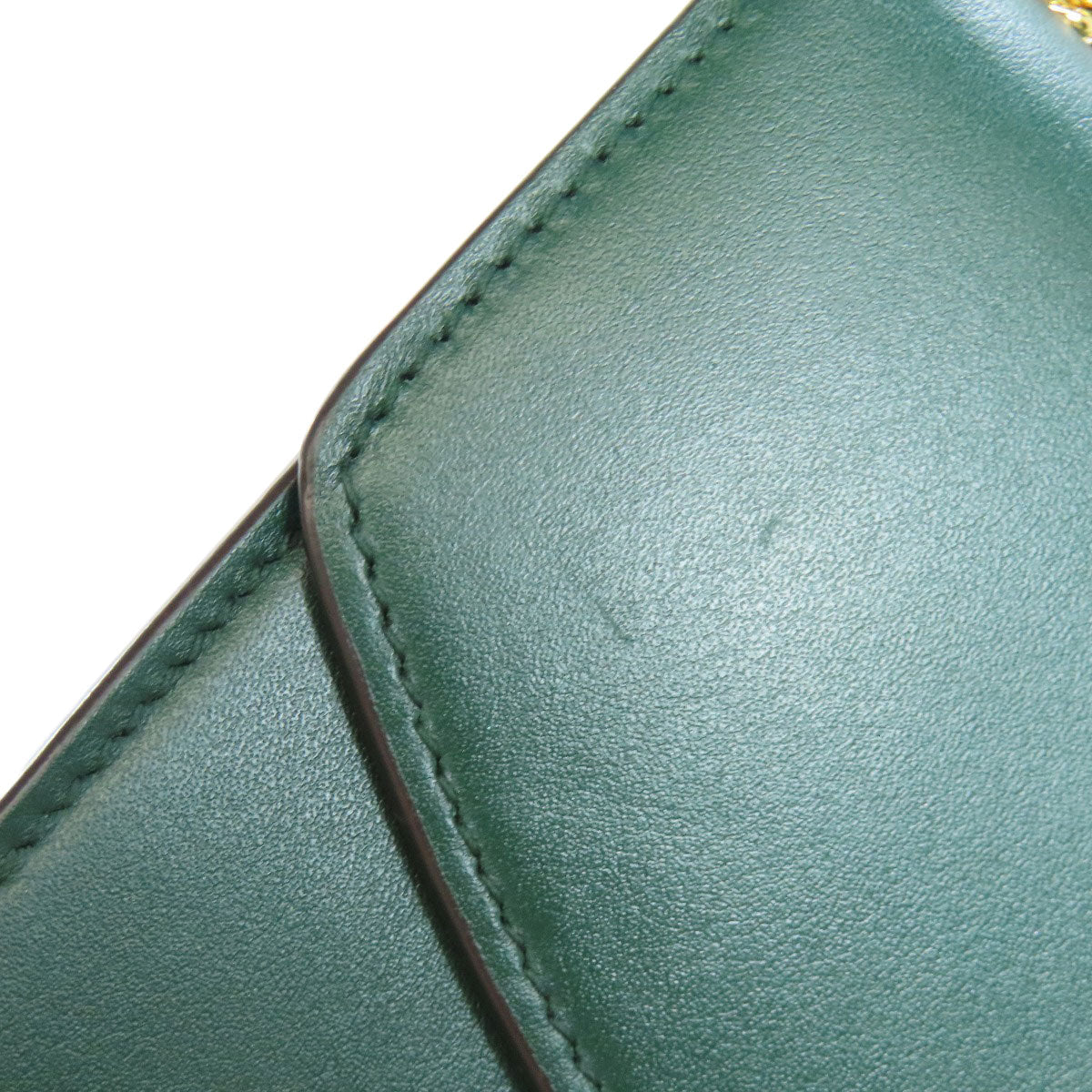 GUCCI Handbag 572375 Calfskin green Zumi ChainShoulder Women Used