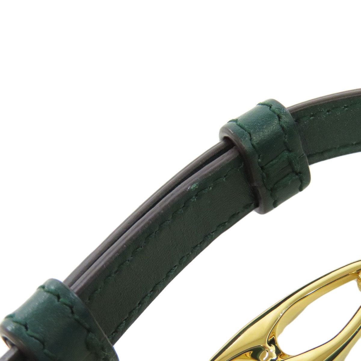 GUCCI Handbag 572375 Calfskin green Zumi ChainShoulder Women Used