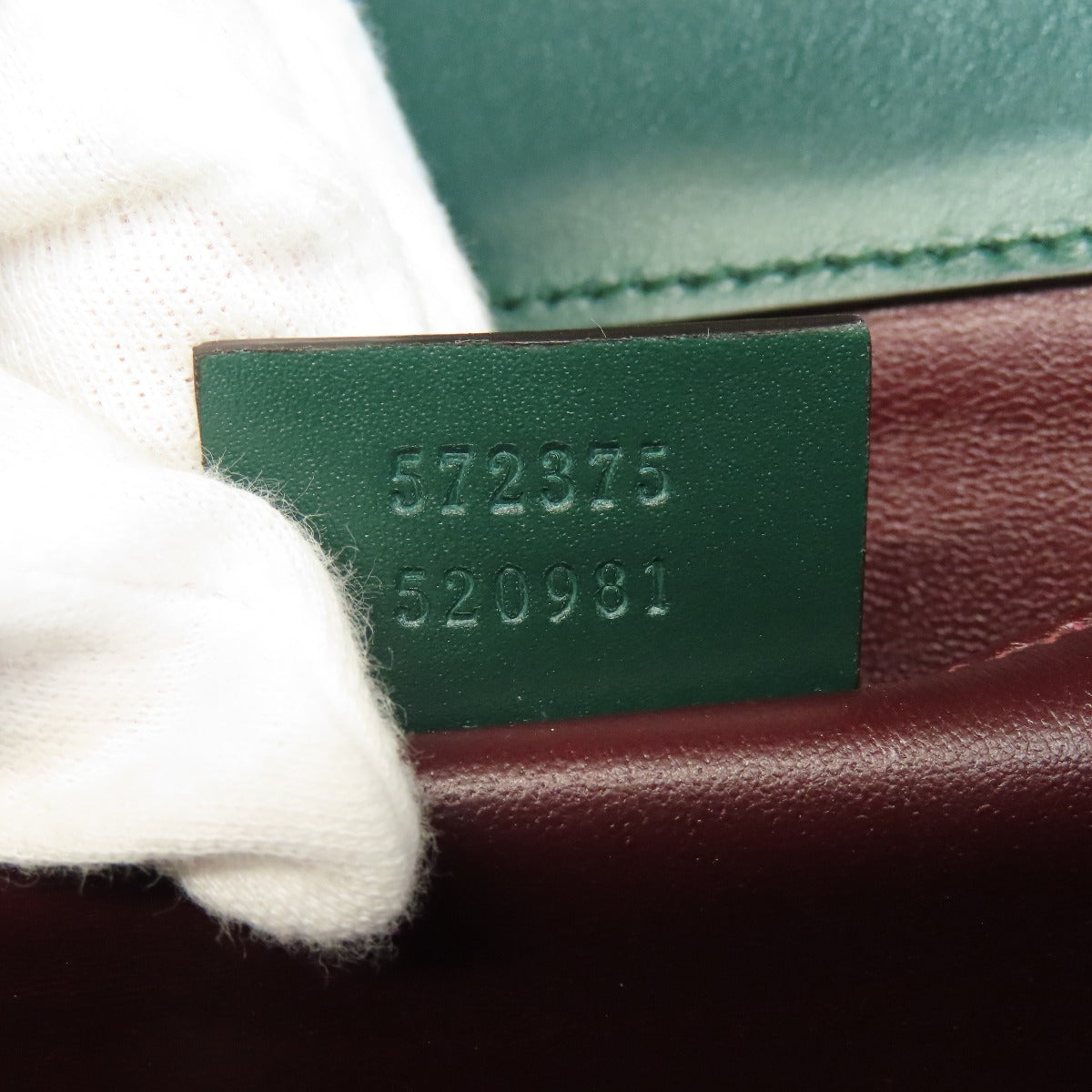GUCCI Handbag 572375 Calfskin green Zumi ChainShoulder Women Used