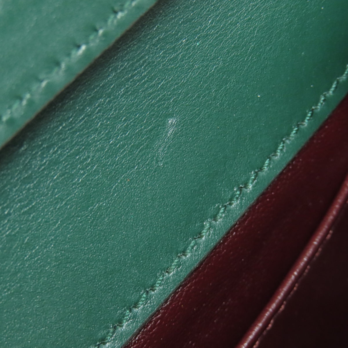 GUCCI Handbag 572375 Calfskin green Zumi ChainShoulder Women Used