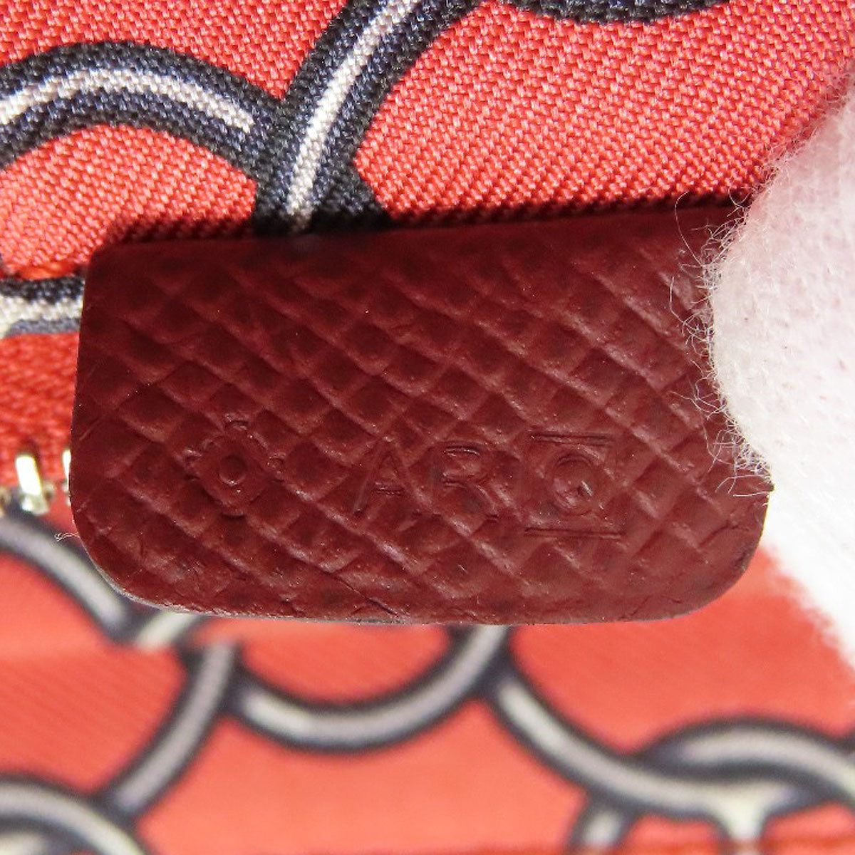 HERMES Long Wallet Purse Epsom Red Azap Silkin Silver Metal