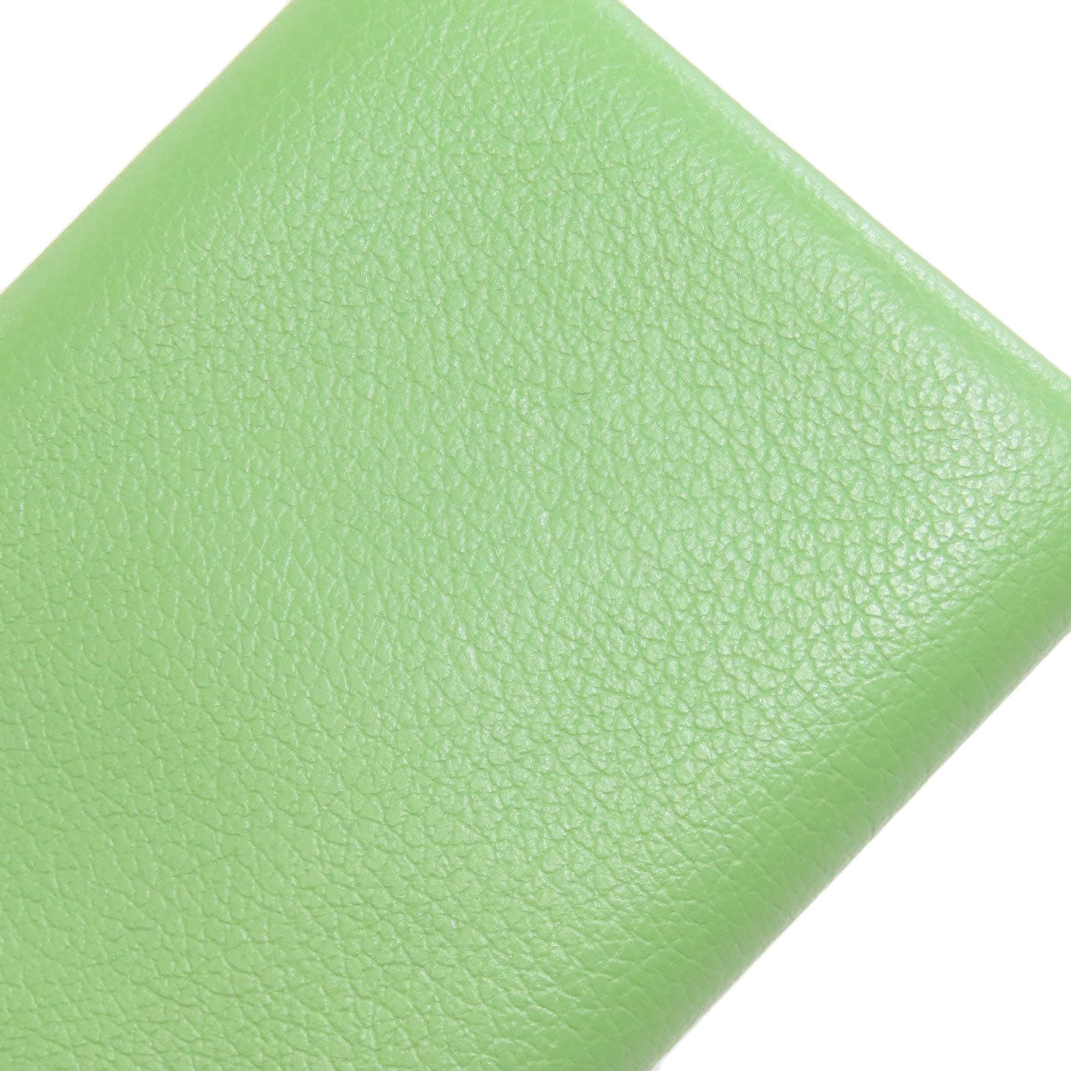 HERMES Coin case Evercolor green Calvi duo