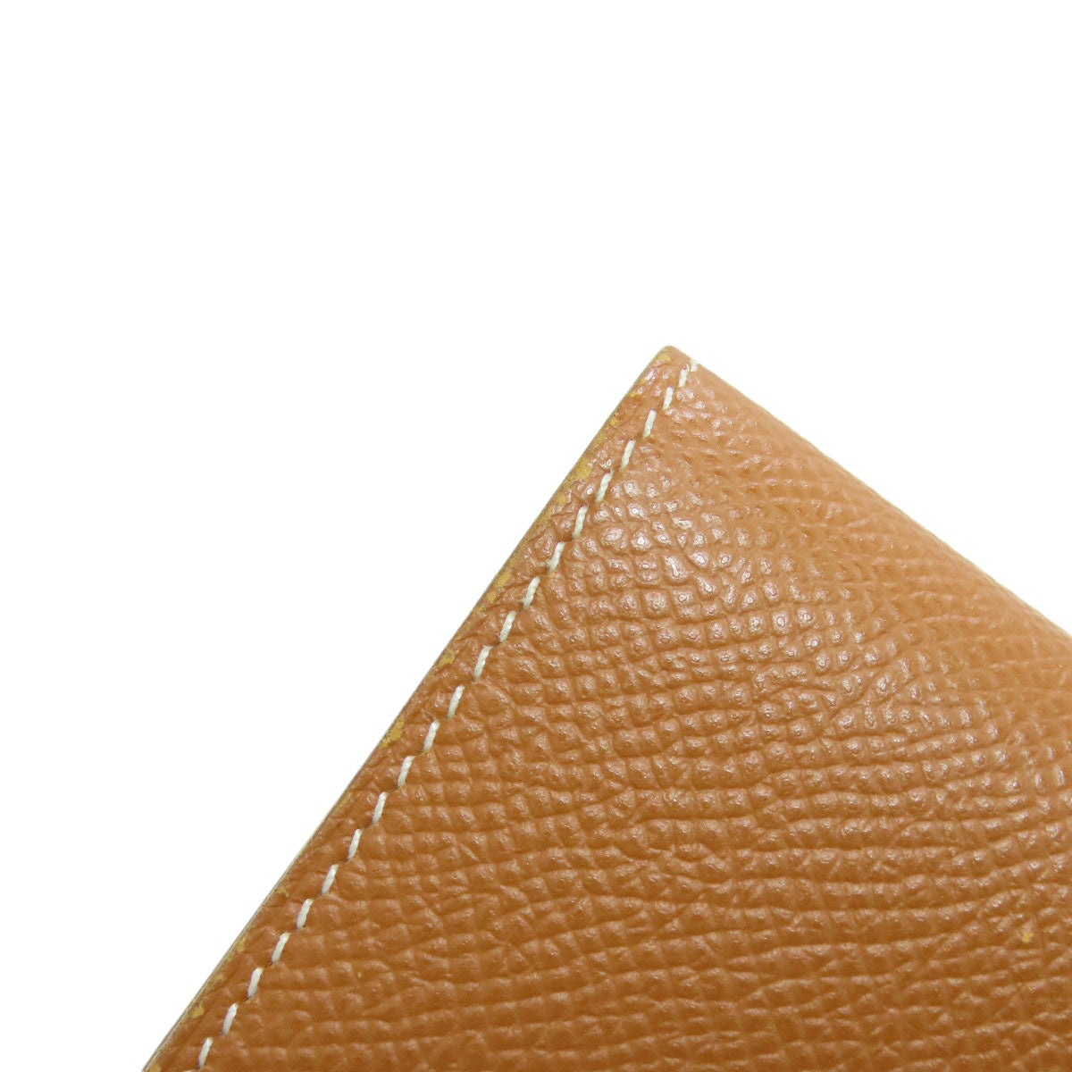 HERMES Bifold Wallet Epsom gold Bearn Compact Gold Gold Metal
