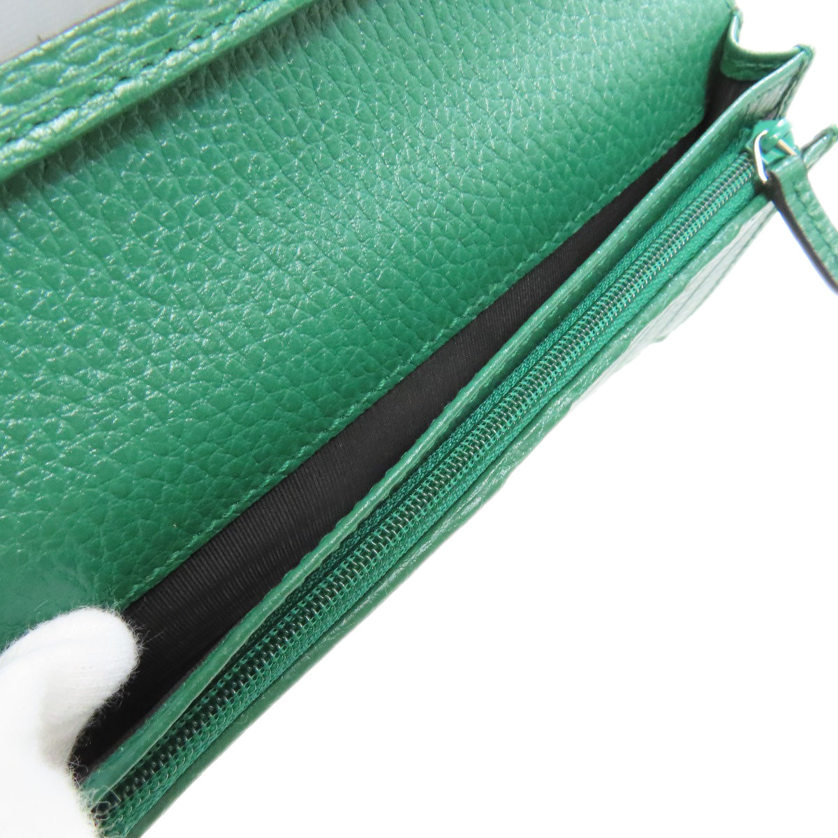 GUCCI Long Wallet Purse 610467 leather black Interlocking G outlet