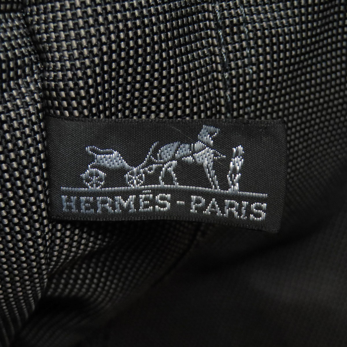 HERMES Tote Bag canvas gray Her LineGM Women Used