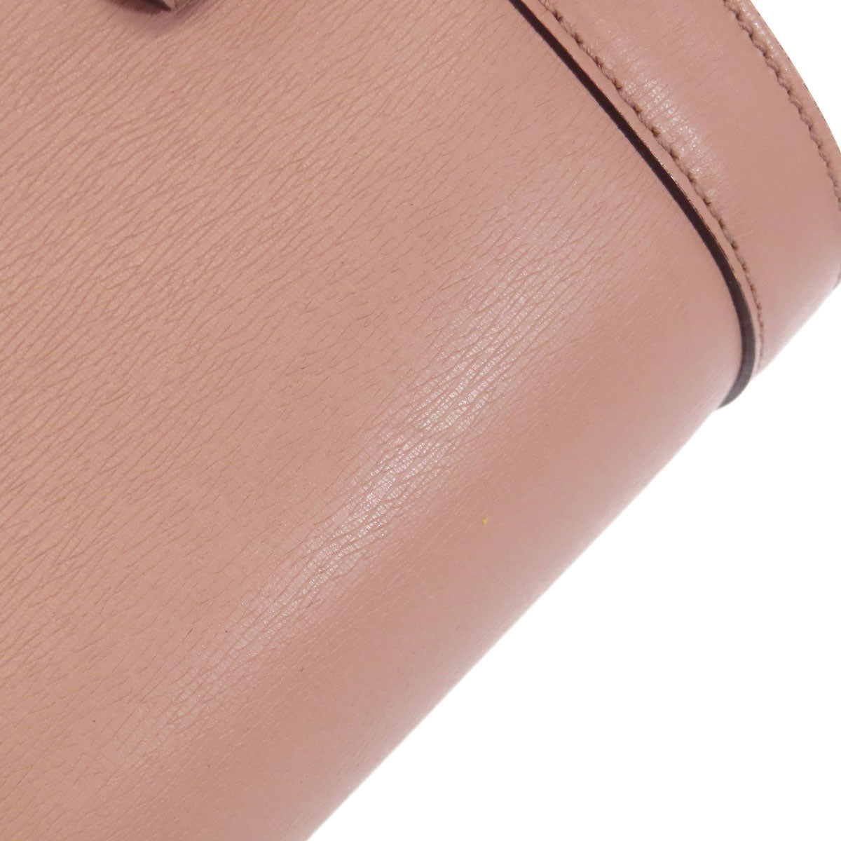 GUCCI Tote Bag 338989 leather pink Bamboo Women Used